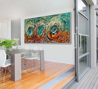 Original Abstract Wall Art Painting modern fine art Home Decor Jackson Pollock Style on Canvas - Luxurious Strings 28