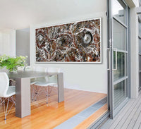 Large Original Abstract Painting modern fine Art Home Decor Jackson Pollock Style on Canvas - Luxurious Strings 13