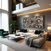 Large Original Abstract Painting modern fine Art Home Decor Jackson Pollock Style on Canvas - Abstract 2