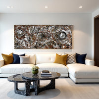 Large Original Abstract Painting modern fine Art Home Decor Jackson Pollock Style on Canvas - Abstract 2