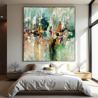 Bold Abstract Painting – Colorful Expressionist Modern Wall Art