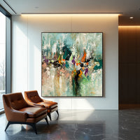 Bold Abstract Painting – Colorful Expressionist Modern Wall Art