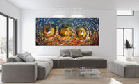 Original Abstract Wall Art Painting modern fine art Home Decor Jackson Pollock Style on Canvas - Luxurious Strings 25