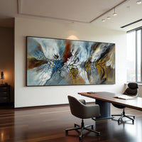 Soft Organic Abstract Painting on Canvas – Original Hand-Painted Contemporary Wall Art