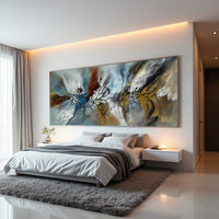 Soft Organic Abstract Painting on Canvas – Original Hand-Painted Contemporary Wall Art