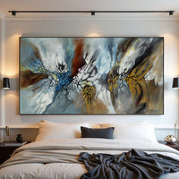 Soft Organic Abstract Painting on Canvas – Original Hand-Painted Contemporary Wall Art